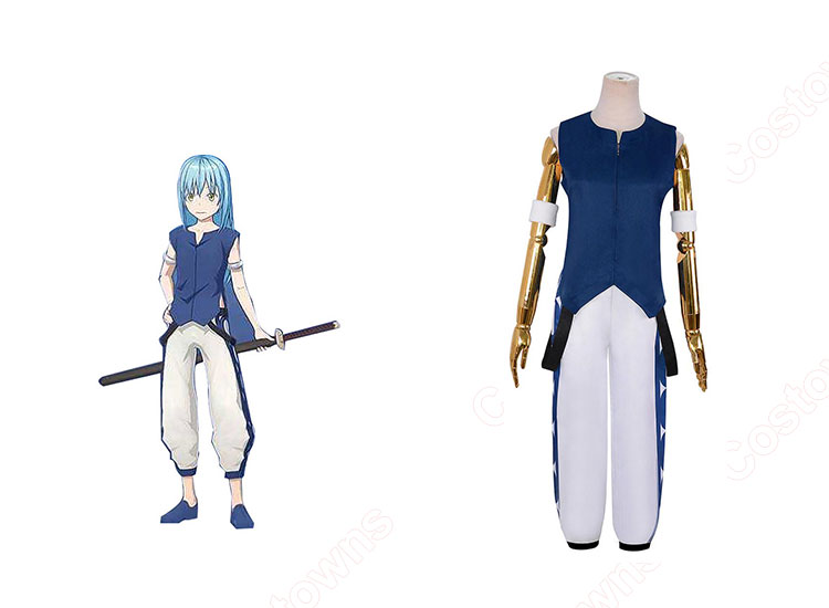 転生したらスライムだった件 リムル=テンペスト 半袖衣装 コスプレ衣装-1