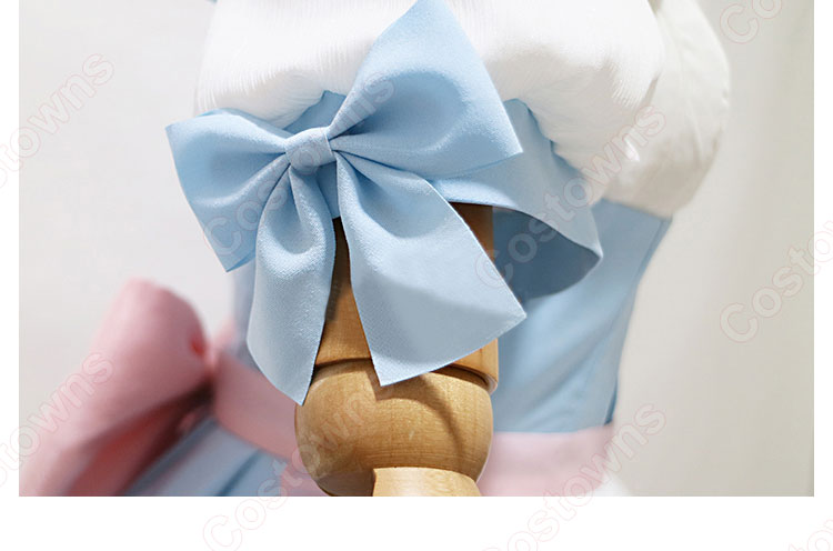 Re:ゼロから始める異世界生活 夢かわメイド レム コスプレ衣装-7