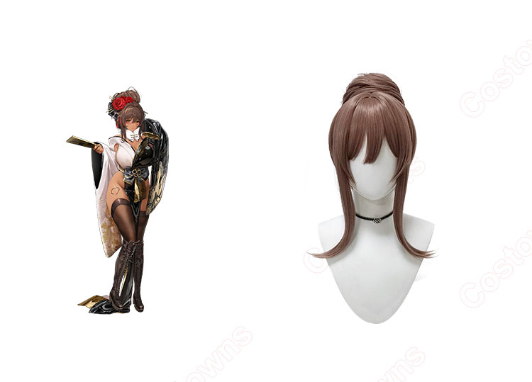勝利の女神:NIKKE ノワール ブラックラビット コスプレウィッグ - Costowns