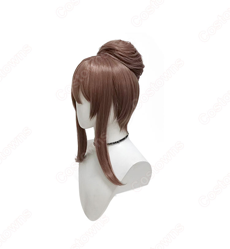 勝利の女神:NIKKE ノワール ブラックラビット コスプレウィッグ-4