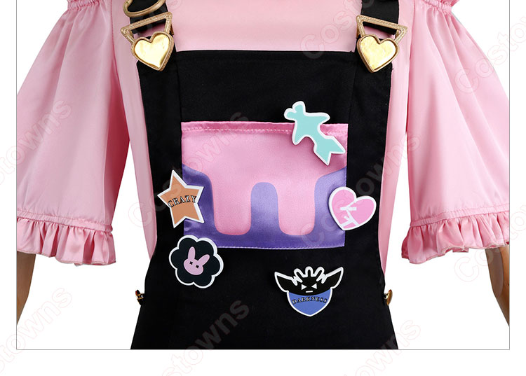 にじさんじ マリア マリオネット オーバーオール衣装 コスプレ衣装-6