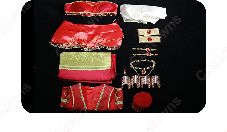 少女☆歌劇 レヴュースタァライト 千夜一夜物語ver. 愛城華恋 コスプレ衣装-9