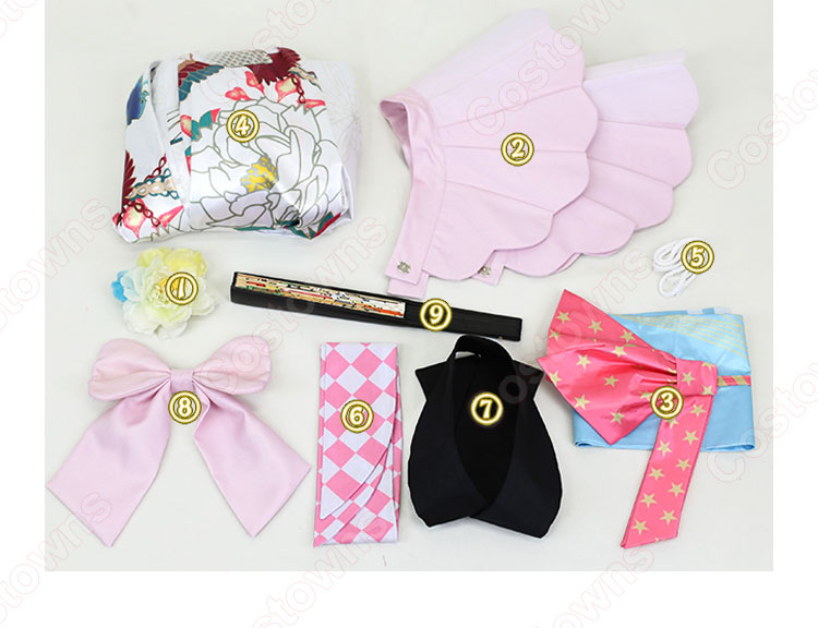 hololive ホロライブ 小鳥遊キアラ お正月 コスプレ衣装-11