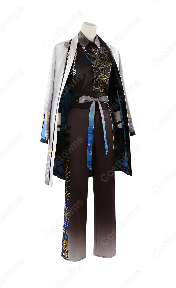 プロセカ 悪を討て、成敗請負人ガチャ 神代類 クールな悪役 コスプレ衣装 流るる智の衣 ライブ衣装-3