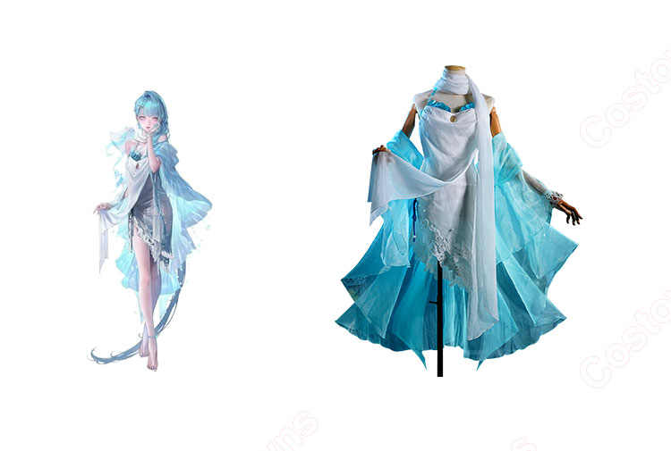 無期迷途 極楽島 島主 L.L. コスプレ衣装-1