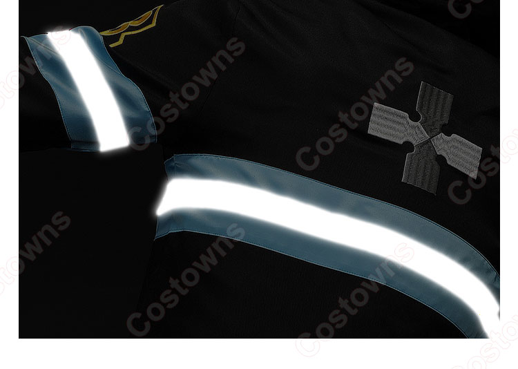 森羅日下部 コスプレ衣装 【炎炎ノ消防隊】 cosplay シンラ・クサカベ 第８特殊消防隊 消防服-11