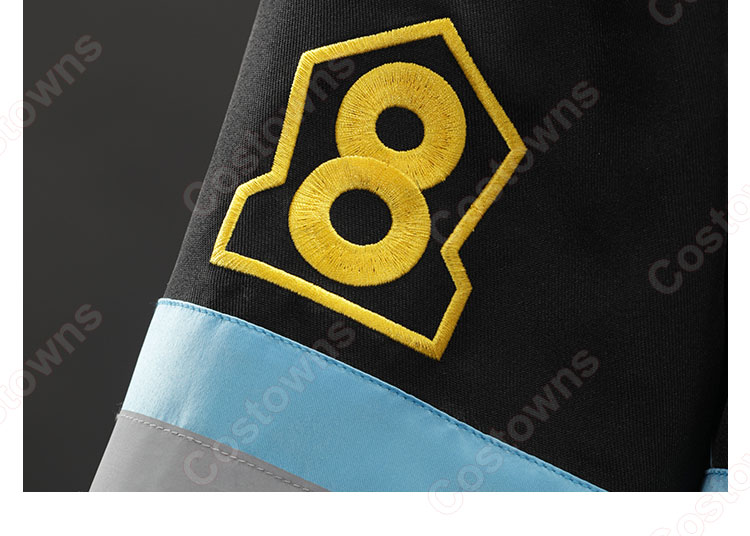 森羅日下部 コスプレ衣装 【炎炎ノ消防隊】 cosplay シンラ・クサカベ 第８特殊消防隊 消防服-10