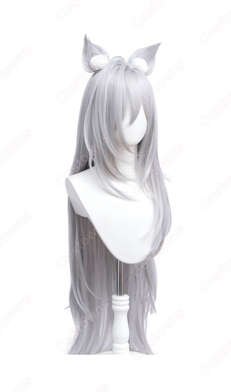 ブルーアーカイブ シロコ＊テラー 砂狼シロコ コスプレウィッグ-3
