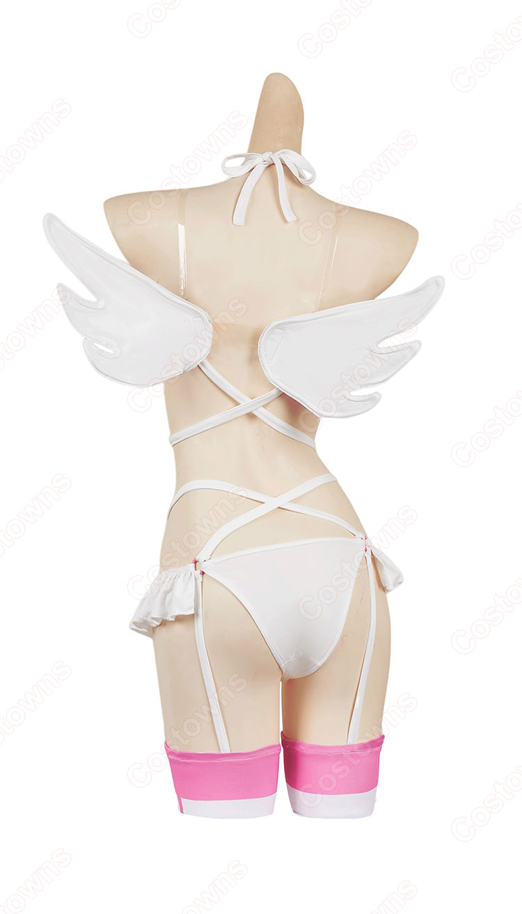 未使用品 2.5次元の誘惑 天乃リリサ リリエル コスプレ用衣装一式 Lサイズ 2.5次元の誘惑 天乃 リリサ/リリエル コスプレ衣装 翼付き