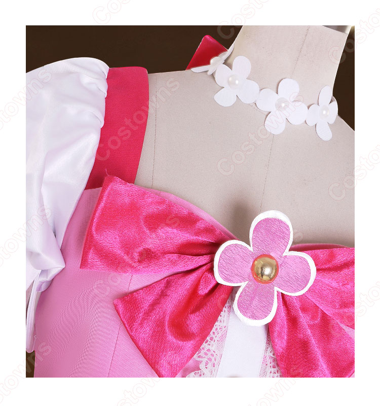 Go!プリンセスプリキュア 春野はるか キュアフローラ コスプレ衣装-7