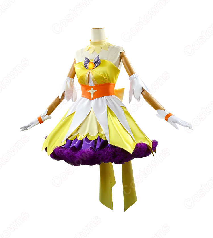 Go!プリンセスプリキュア 天ノ川きらら キュアトゥインクル コスプレ衣装-3