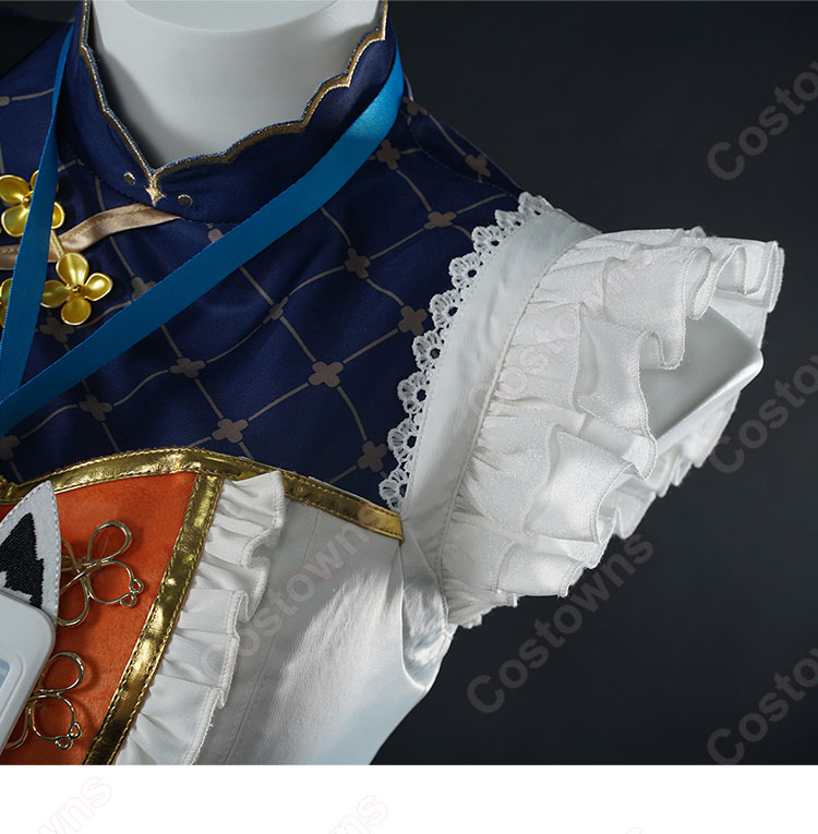 hololive ホロライブ 白上フブキ コスプレ衣装 レトロ喫茶衣装