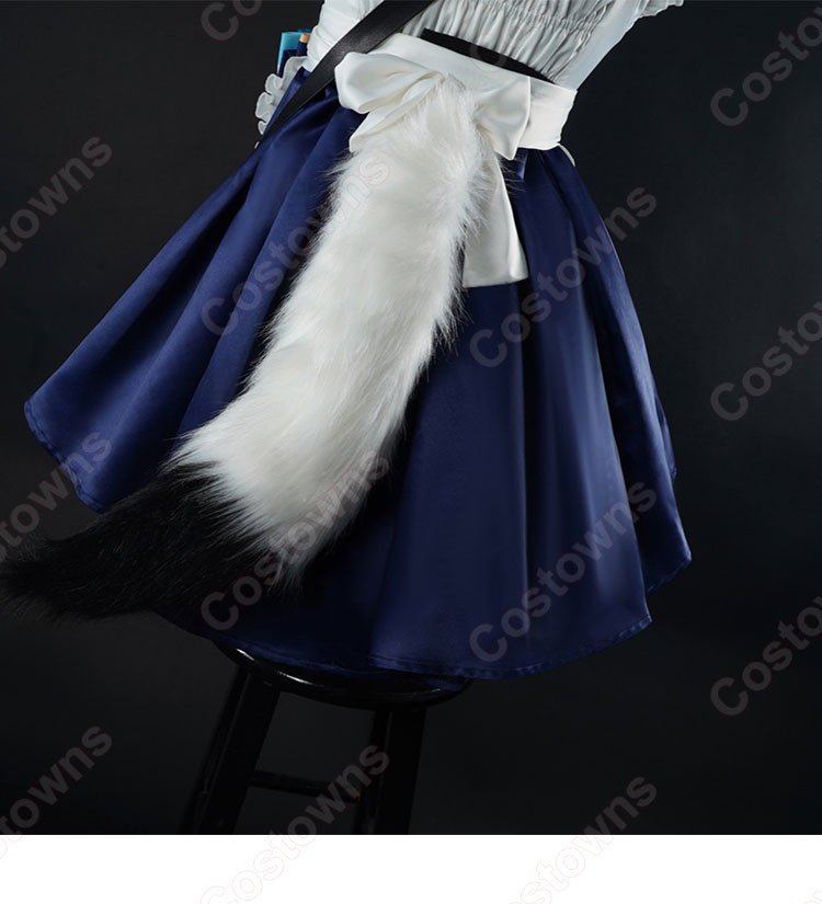 hololive ホロライブ 白上フブキ コスプレ衣装 レトロ喫茶衣装 新衣装-7