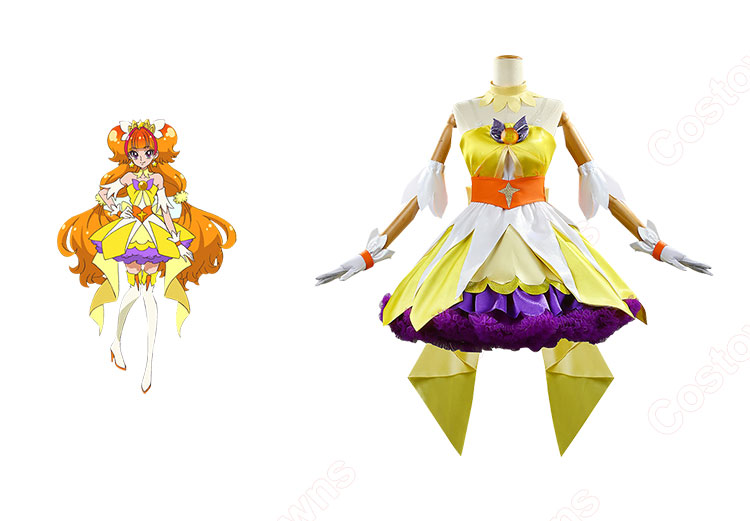 Go!プリンセスプリキュア 天ノ川きらら キュアトゥインクル コスプレ衣装 - Costowns