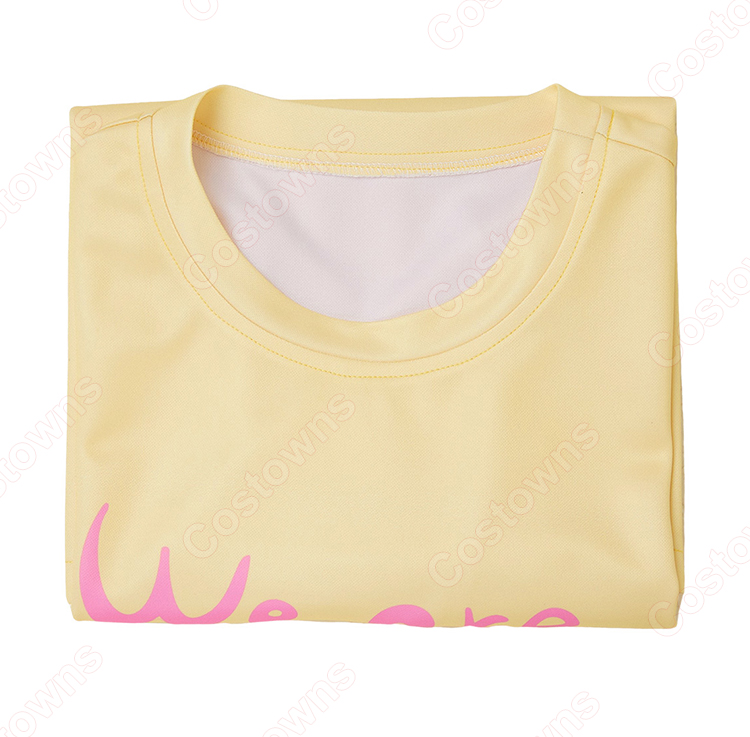 しかのこのこのここしたんたん 鹿乃子のこ コスプレ衣装 シカ組 Tシャツ-8