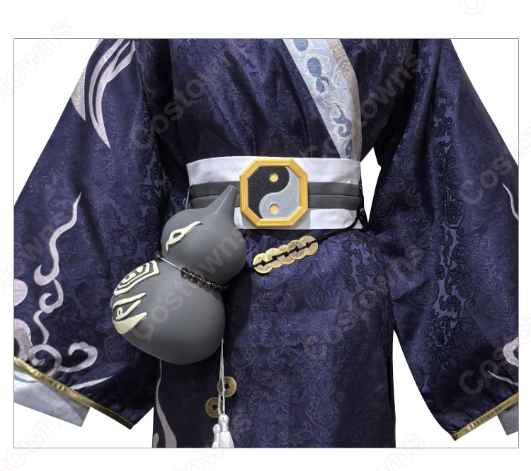 【uwowo製】陰陽師 黒無常 コスプレ 陰陽師おんみょうじ ゲームアプリ SR式神 黒無常 和風 コスプレ