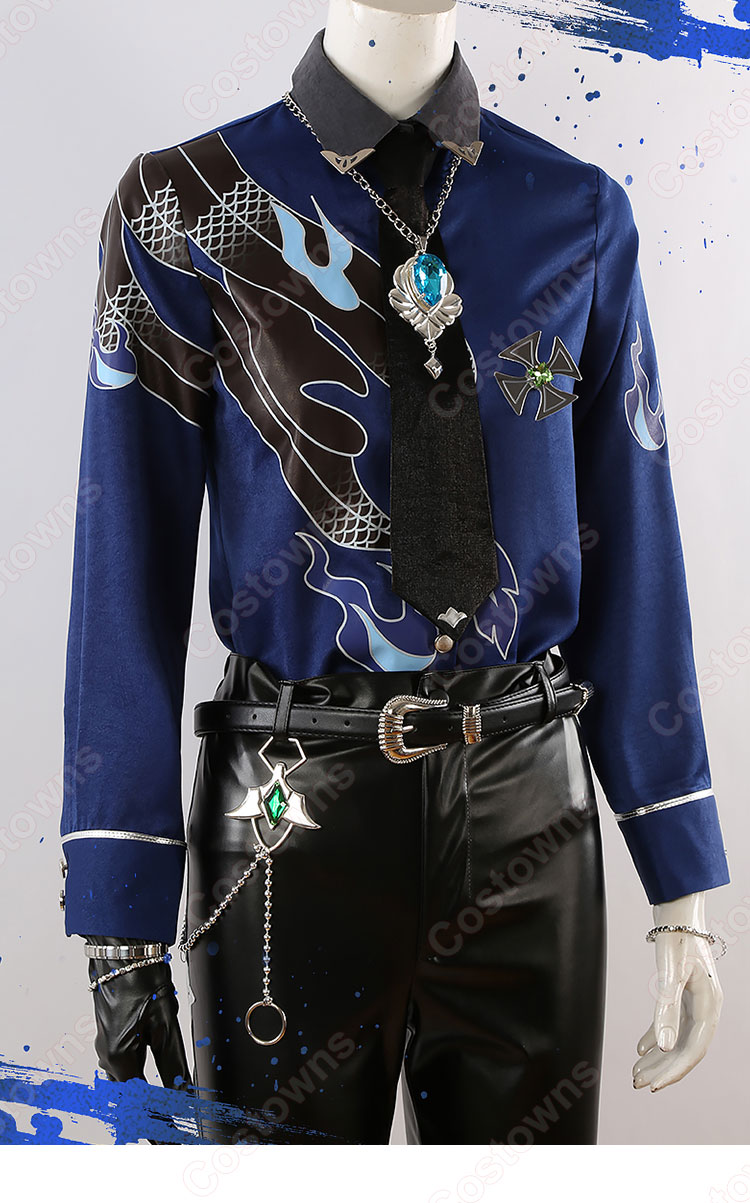 あんさんぶるスターズ！！ 蓮巳敬人 南雲鉄虎 乙狩アドニス ドミナント衣装 コスプレ衣装-9