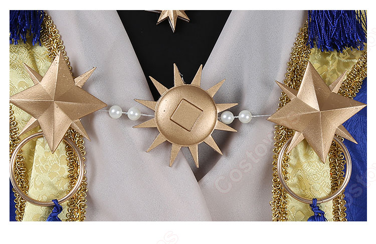 ツイステ 星送りの衣 デュース・スペード トレイ・クローバー イデア・シュラウド コスプレ衣装 ディズニー ツイステッドワンダーランド 復刻 星に願いを ～Dance and Wishes～ 星送りの衣 コスプレ-8