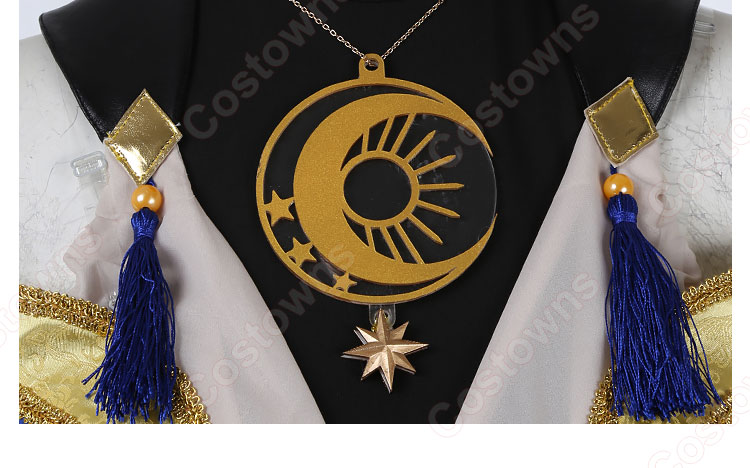 ツイステ 星送りの衣 デュース・スペード トレイ・クローバー イデア・シュラウド コスプレ衣装 ディズニー ツイステッドワンダーランド 復刻 星に願いを ～Dance and Wishes～ 星送りの衣 コスプレ-9