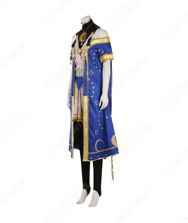 ツイステ 星送りの衣 デュース・スペード トレイ・クローバー イデア・シュラウド コスプレ衣装 ディズニー ツイステッドワンダーランド 復刻 星に願いを ～Dance and Wishes～ 星送りの衣 コスプレ-4