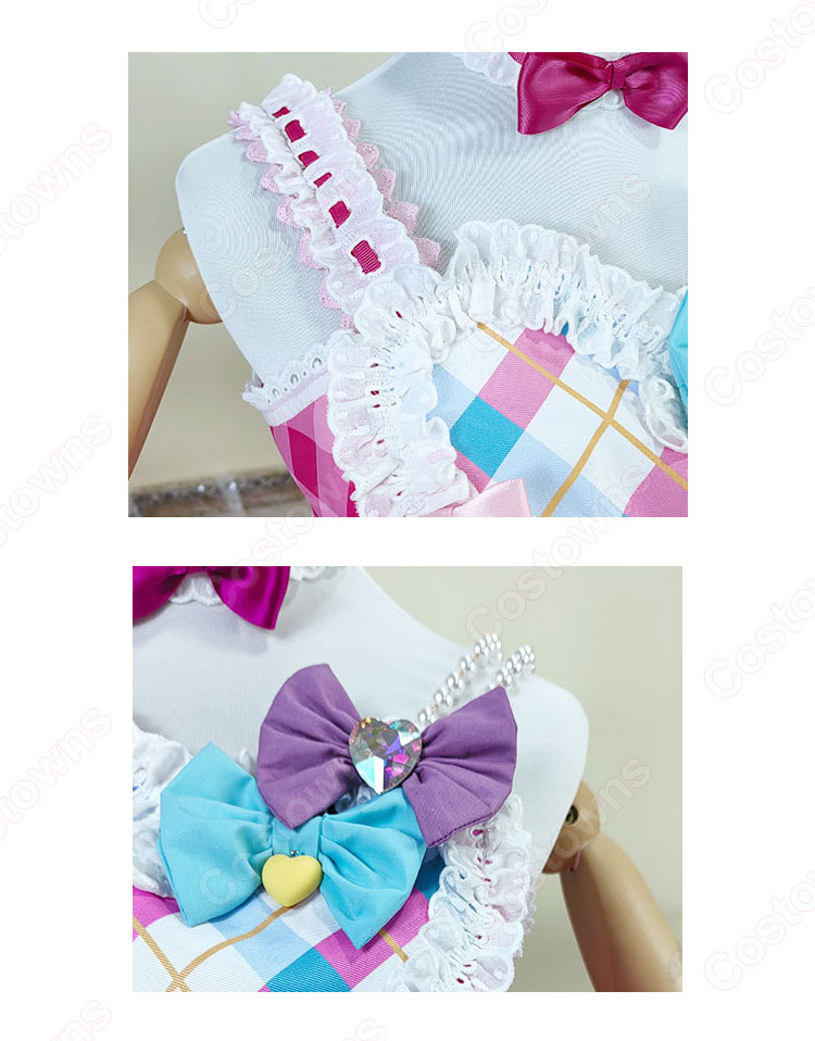 アイカツスターズ! 虹野ゆめ コスプレ衣装 ドレス - Costowns