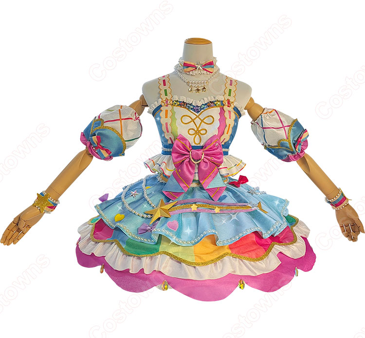 【特別送料無料！】 アイカツオンパレード！ 虹野ゆめ コスプレ衣装 - Costowns ゲームセンター・ゲームカード