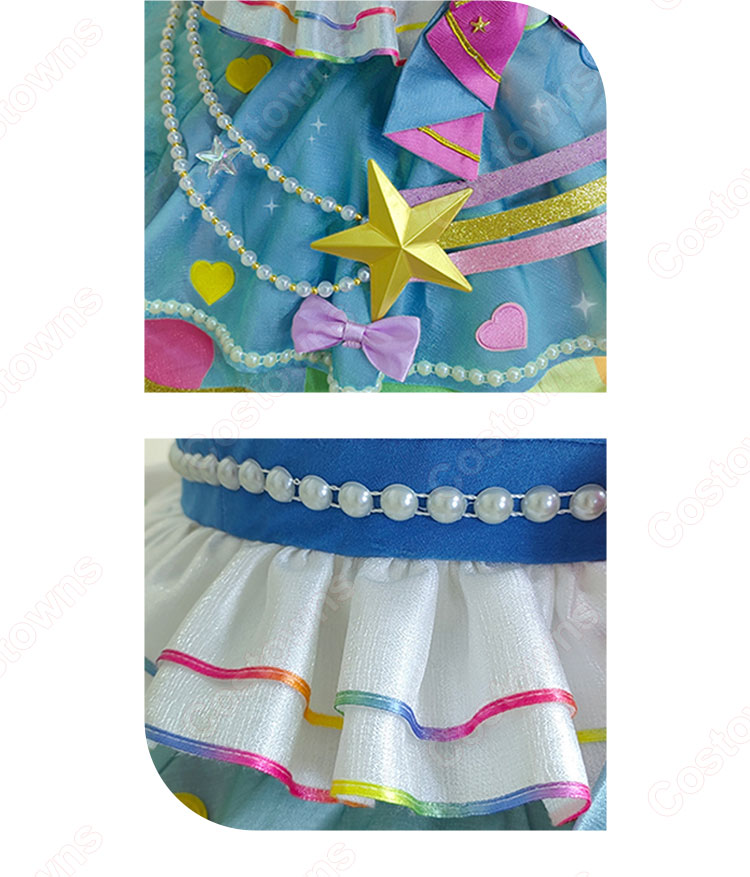 アイカツオンパレード！ 虹野ゆめ コスプレ衣装-5