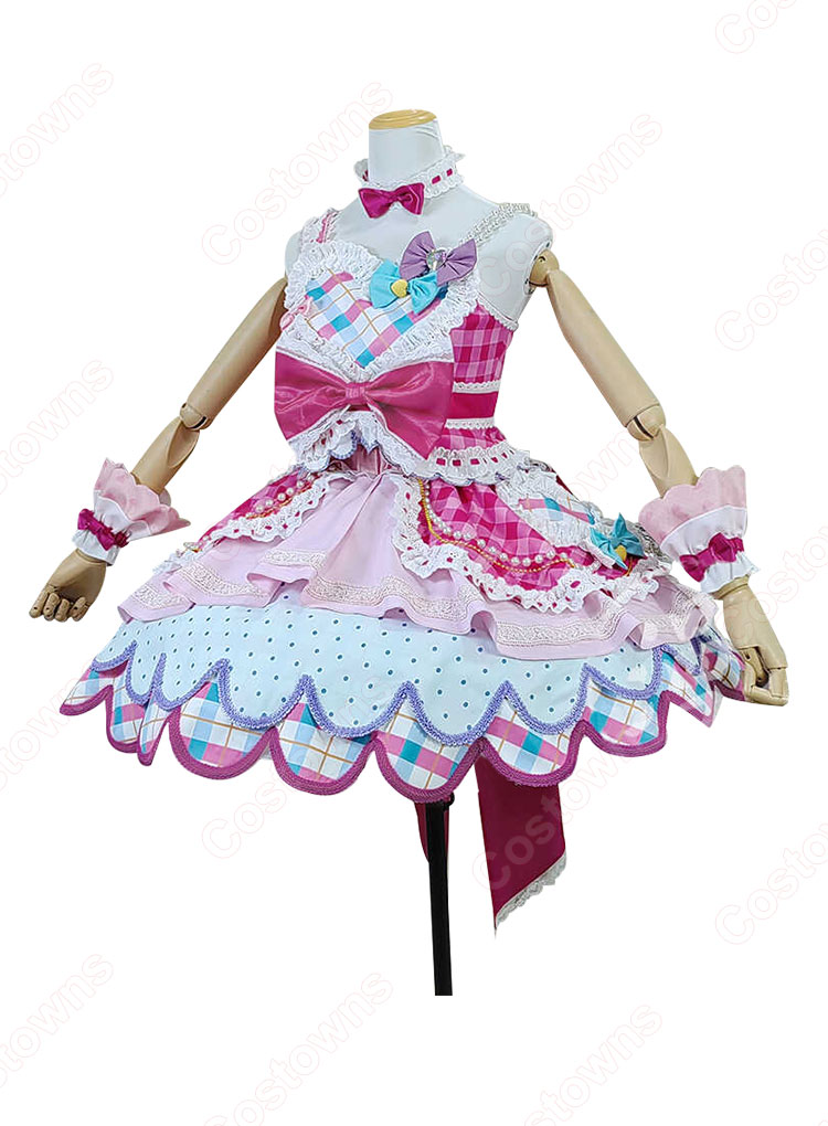 アイカツスターズ! 虹野ゆめ コスプレ衣装 ドレス-3