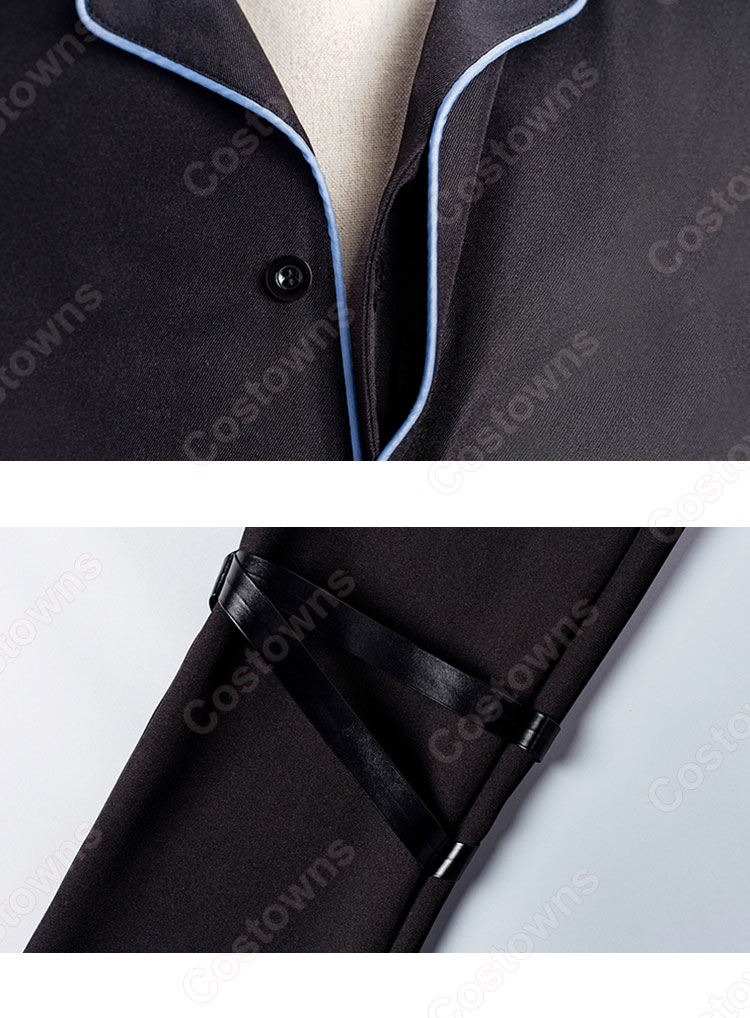 しゅごキャラ! 月詠イクト 制服 コスプレ衣装 （コート、インナー、ズボン、チョーカー）-6