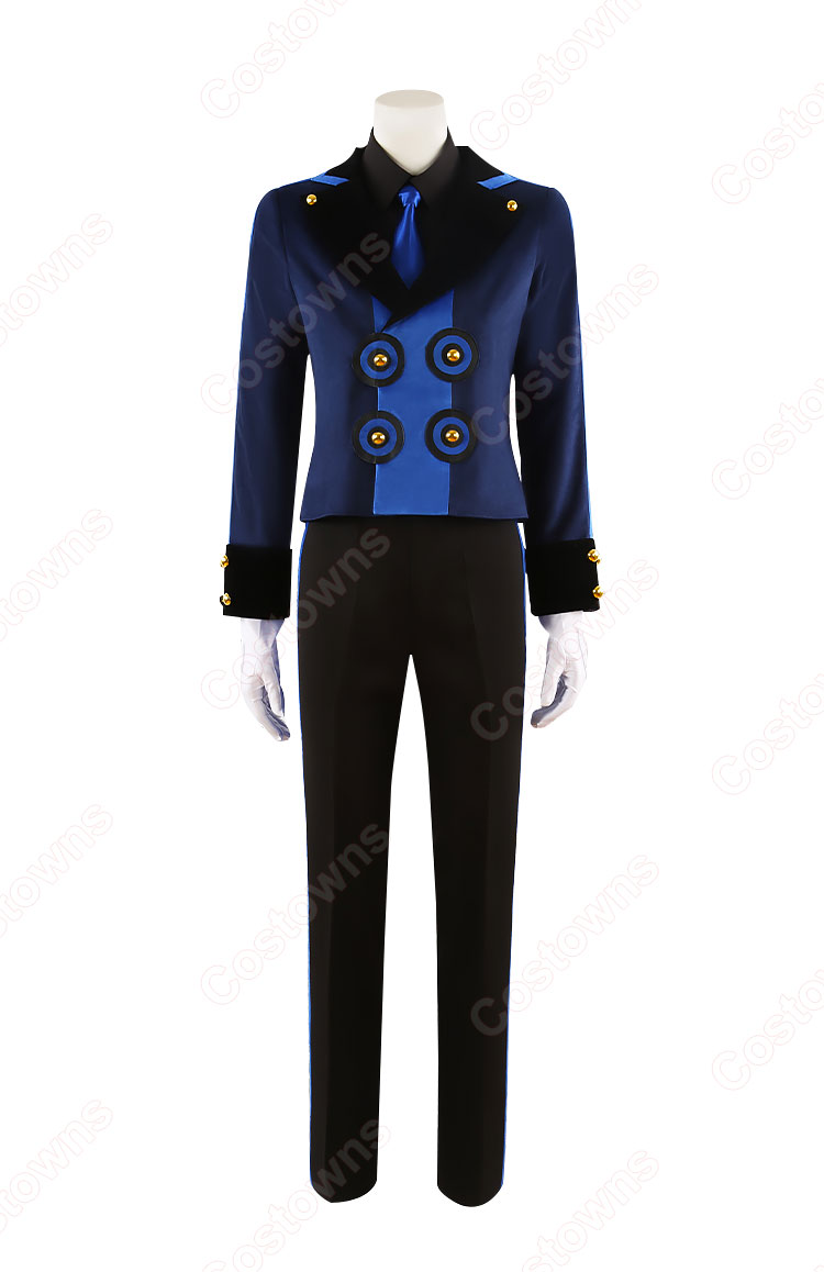 ペルソナ3 リロード ベルベットルーム 結城理 コスプレ衣装 ベルベットルーム 群青色の衣装-2