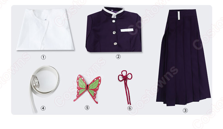 鬼滅の刃 栗花落カナヲ コスプレ衣装 隊服 刺繍-11