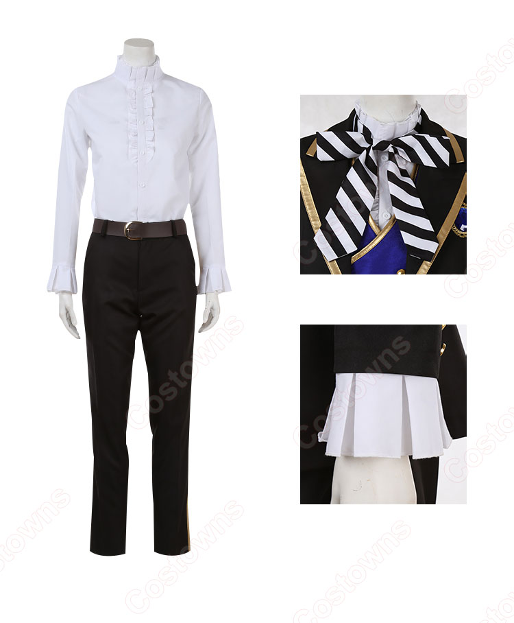 ディズニー ツイステッドワンダーランド ヴィル・シェーンハイト エペル・フェルミエ ルーク・ハント コスプレ衣装 ポムフィオーレ寮 制服-6