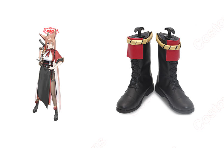 ブルーアーカイブ 朱城ルミ コスプレ靴-1