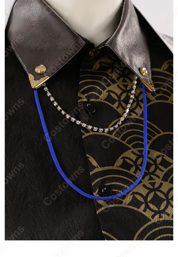 プロセカ 悪を討て、成敗請負人ガチャ 神代類 クールな悪役 コスプレ衣装 流るる智の衣 ライブ衣装-6