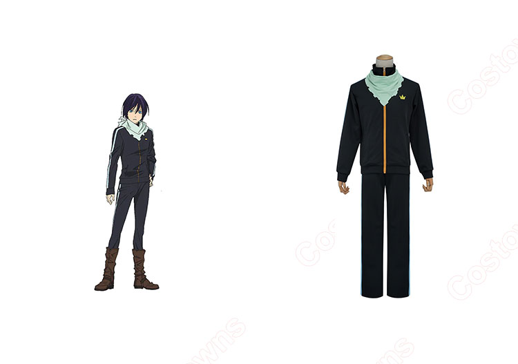 ノラガミ 夜ト 無名の神 コスプレ衣装 刺繍 ジャージ-1