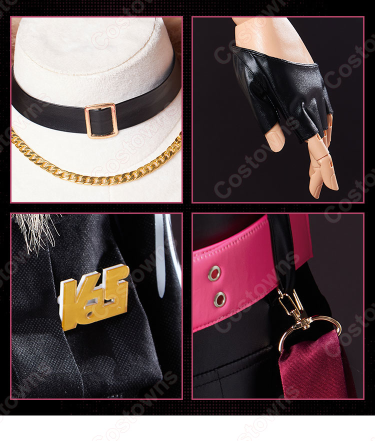 プロセカ Vivid BAD SQUAD × 初音ミク 小豆沢こはね コスプレ衣装-9