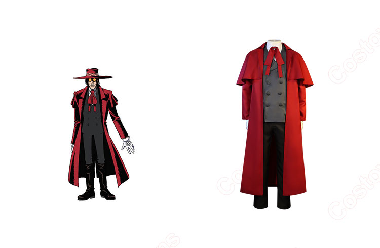 HELLSING 英国王立国教騎士団「ヘルシング機関」 アーカード コスプレ衣装-1
