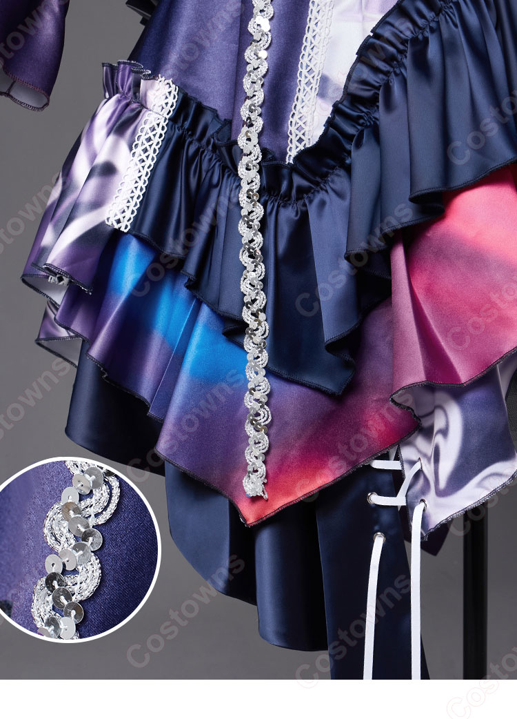 プロジェクトセカイ カラフルステージ! feat. 初音ミク 朝比奈まふゆ turning purple コスプレ衣装-7