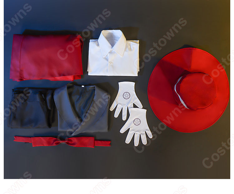 HELLSING 英国王立国教騎士団「ヘルシング機関」 アーカード コスプレ衣装-16