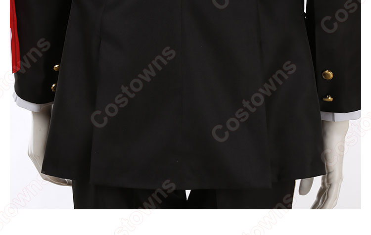 ディズニー ツイステッドワンダーランド リドル・ローズハート エース・トラッポラ ケイト・ダイヤモンド デュース・スペード トレイ・クローバー コスプレ衣装 ハーツラビュル寮 制服-10