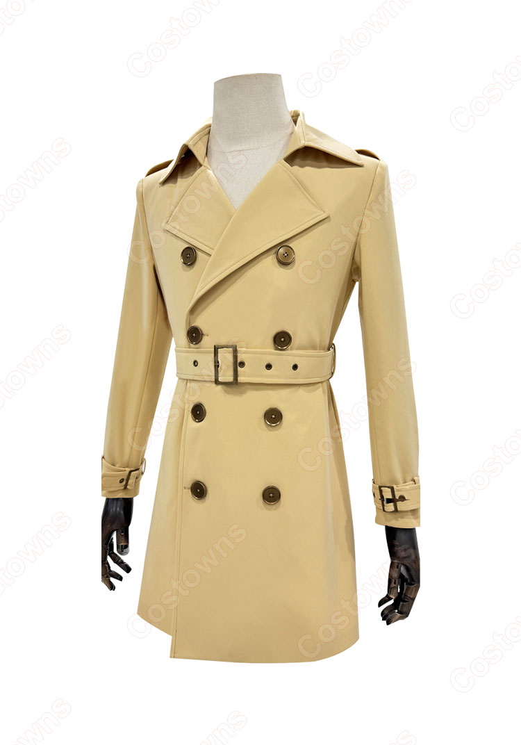 ペルソナ5 ザ・ロイヤル 明智吾郎 コスプレ衣装 明智吾郎モデル トレンチコート 冬服-4