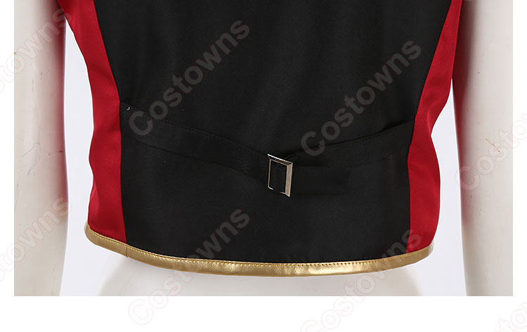 ディズニー ツイステッドワンダーランド リドル・ローズハート エース・トラッポラ ケイト・ダイヤモンド デュース・スペード トレイ・クローバー コスプレ衣装 ハーツラビュル寮 制服-9