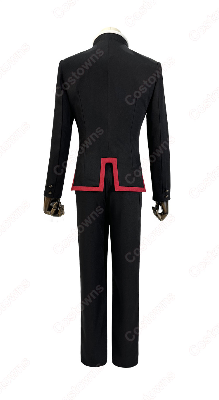 地縛少年花子くん 花子くん 制服 コスプレ衣装 4点セット(上着、ズボン、マント、帽子)-7