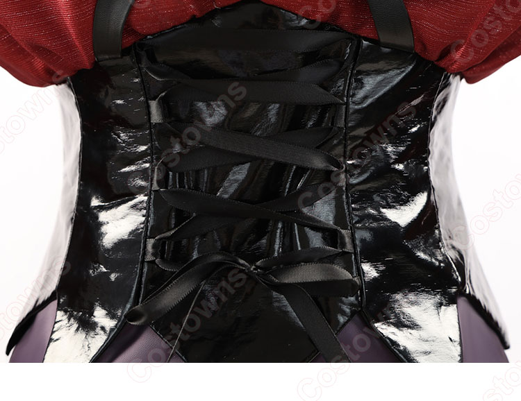 原神 紅夜 アルレッキーノ コスプレ衣装-10