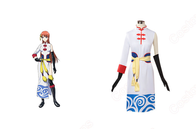 劇場版銀魂完結編 5年後神楽 コスプレ衣装-15