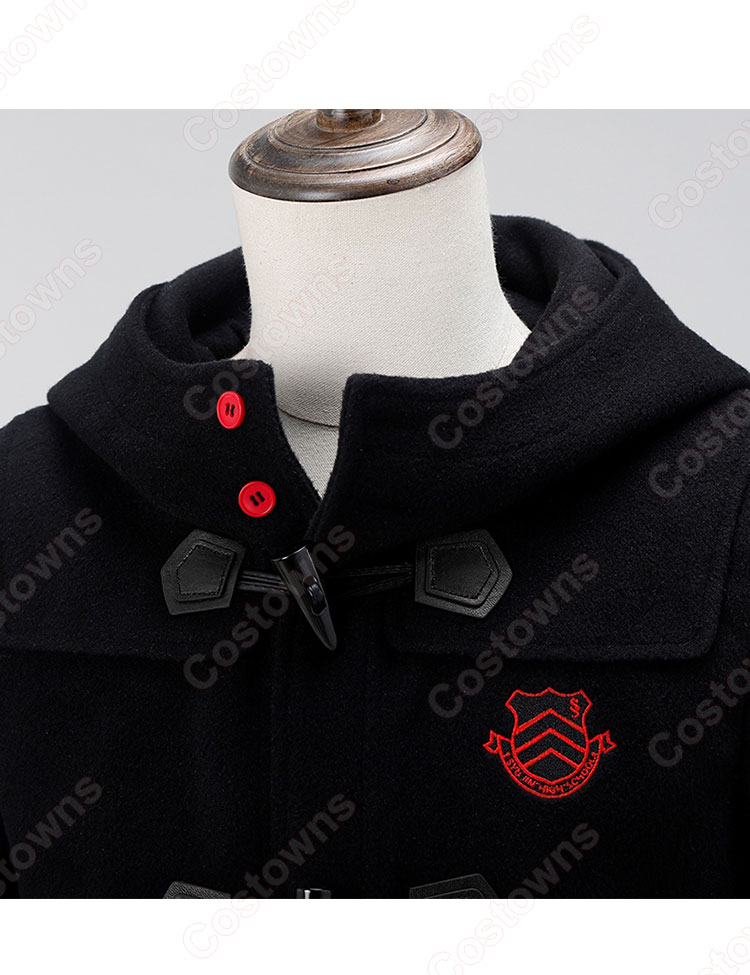 ペルソナ5 雨宮蓮 冬服 コスプレ衣装 コート-4