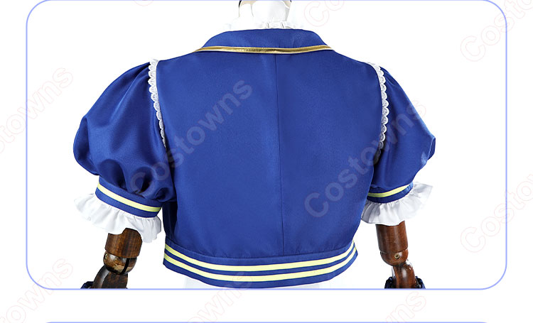 スクフェス2 Aqours 黒澤ダイヤ 松浦果南 国木田花丸 小原鞠莉 黒澤ルビィ 桜内梨子 津島善子 高海千歌 渡辺曜 コスプレ衣装-10