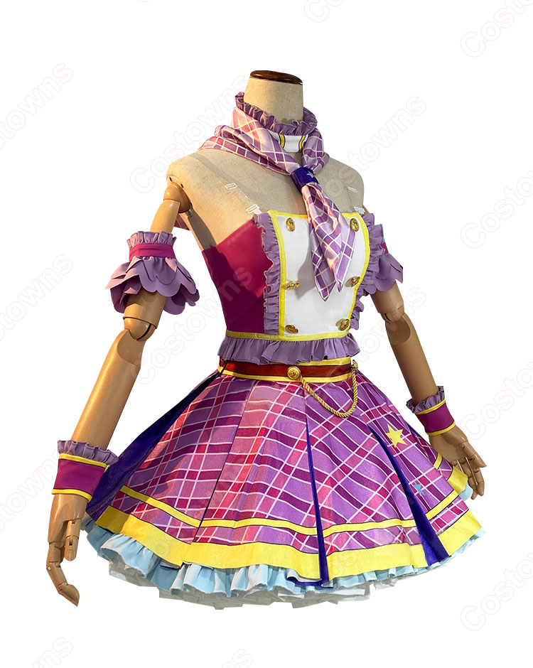 アイカツ! 紫吹蘭 コスプレ衣装-3