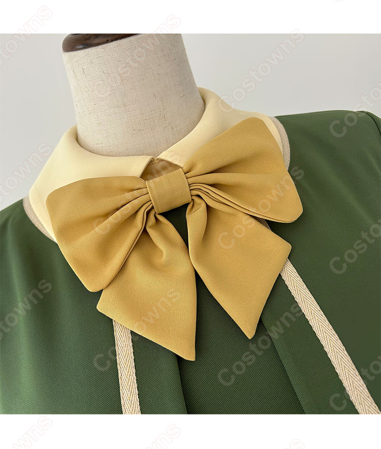 新世紀エヴァンゲリオン 惣流・アスカ・ラングレー コスプレ衣装 3点セット(コート、ワンピース、靴下)-4