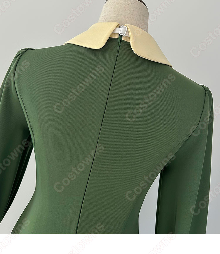 新世紀エヴァンゲリオン 惣流・アスカ・ラングレー コスプレ衣装 3点セット(コート、ワンピース、靴下)-5